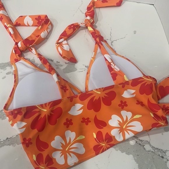 Beautiful Swim suit 2 piece High Waist Pin Up Style M - Picture 6 of 8